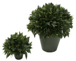 1/2 bola de laurel con maceta - 65cm
