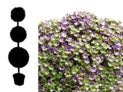 arbol de verbena 3 bolas - 40/30/25x165cm