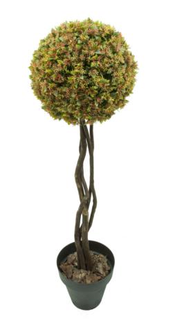 Arbol flor silv.1 Bola tronco trenzado-45x100cm.