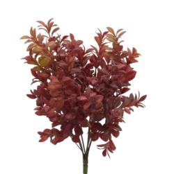 Mata de Boj rojo de plastico - 30cm