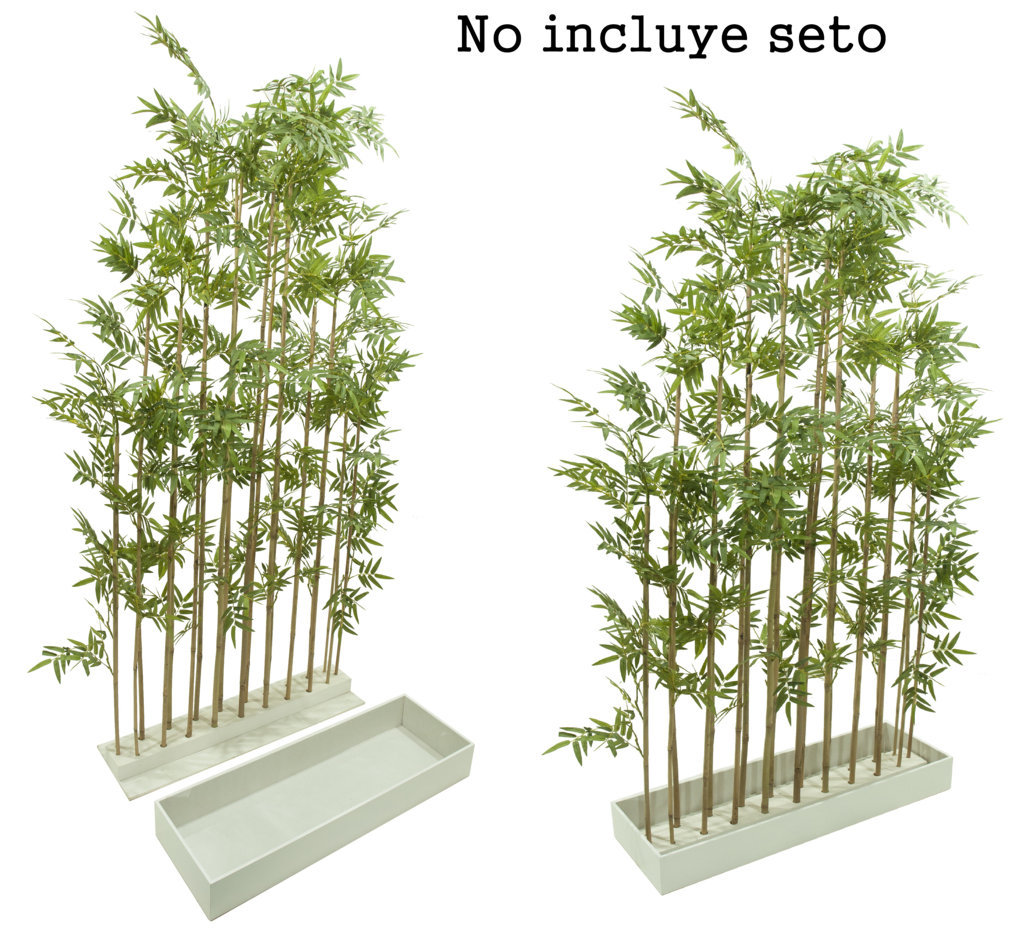 0130252C.jpg Jardinera Madera Blanca Para Setos - 77,5x23x11cms - Imagen 1