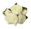 Bouquet de peonias 7 flores crema - Ø20x28cm - Imagen 3