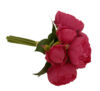 Bouquet de peonias 7 flores fucsia - Ø20x28cm - Imagen 3