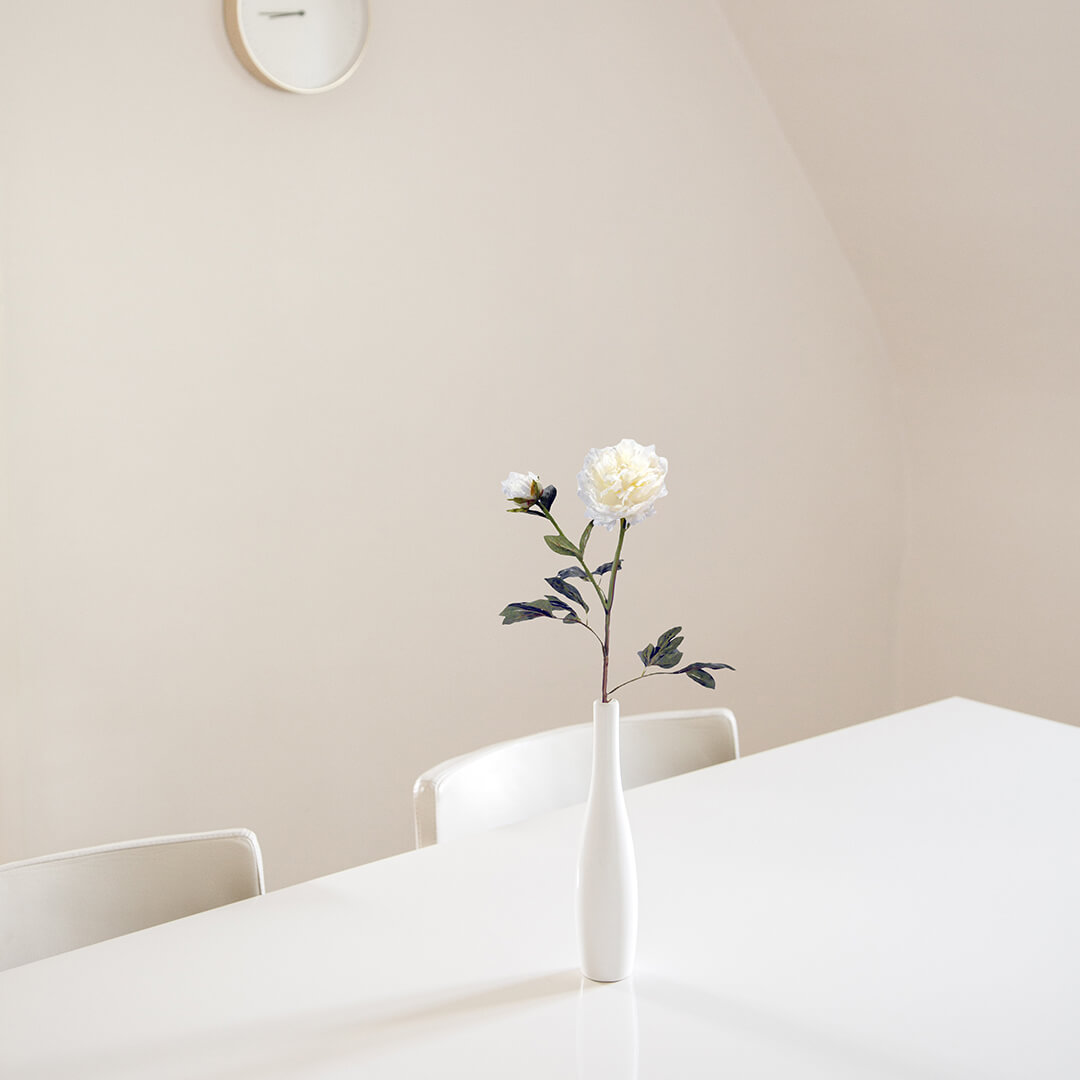 1238370.jpg Peonia crema - Ø15x85cm - Imagen 1