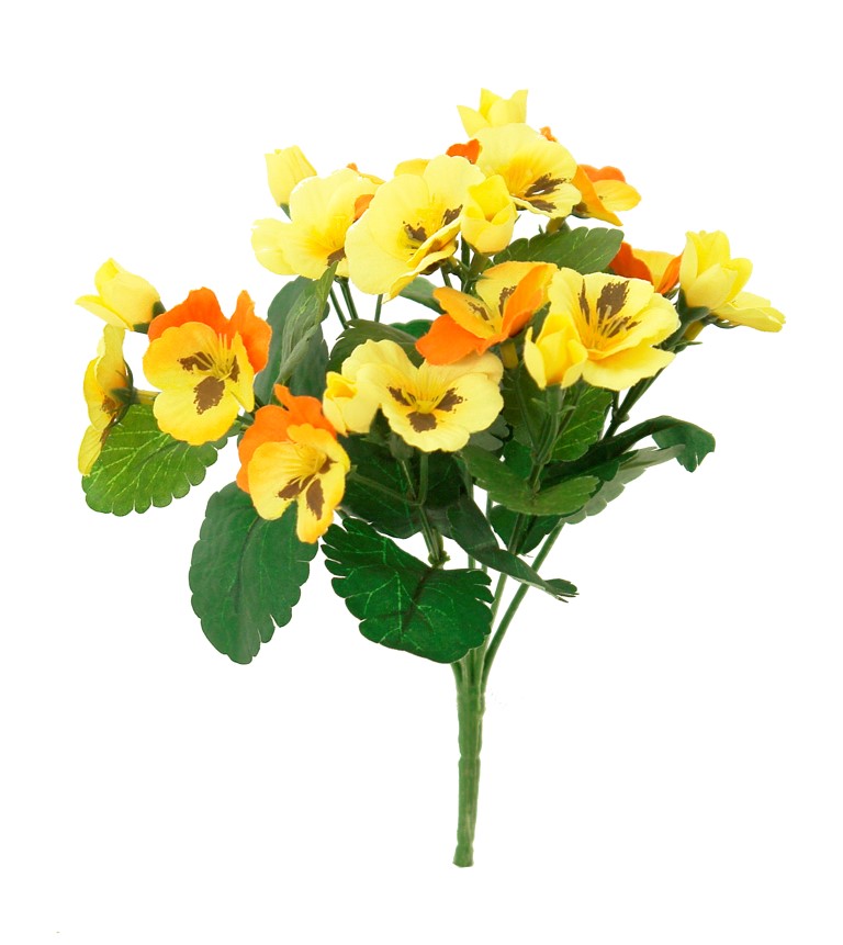 1250763.jpg Pensamiento amarillo+naranja - 25cm - Imagen 1