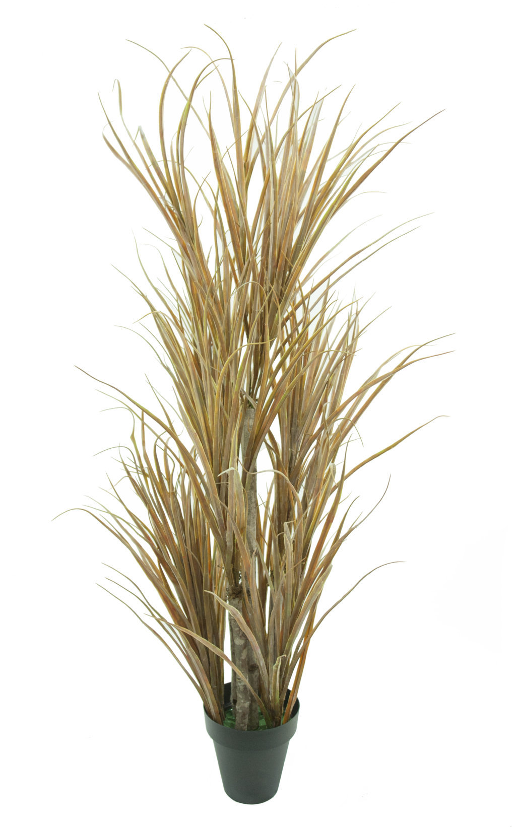 1275784B Hierba de rio ocre plastico con maceta - 130cm - Imagen 1