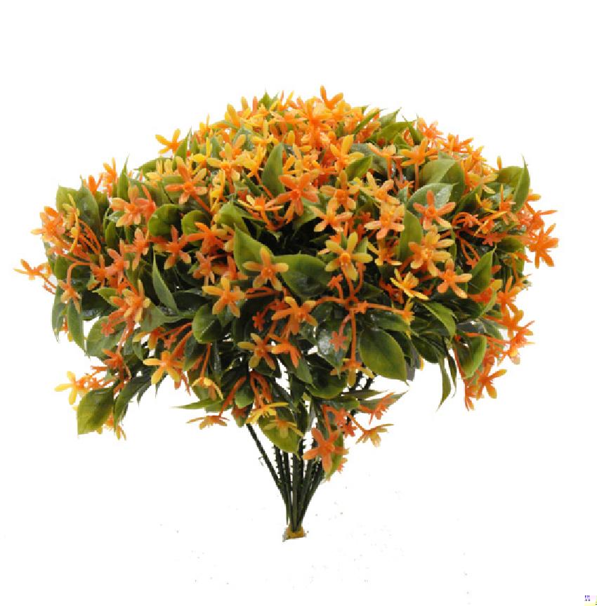 1290973U.jpg Pick de flor silvestre naranja U.V.(6picks) - 20cm - Imagen 1