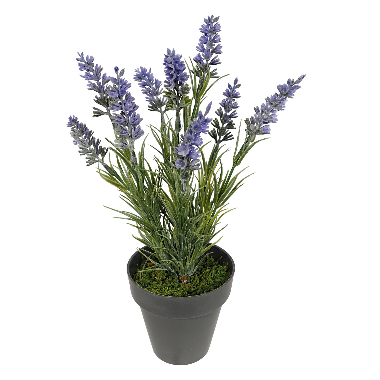 1291121A Lavanda Lila Plástico con maceta -35cm - Imagen 1