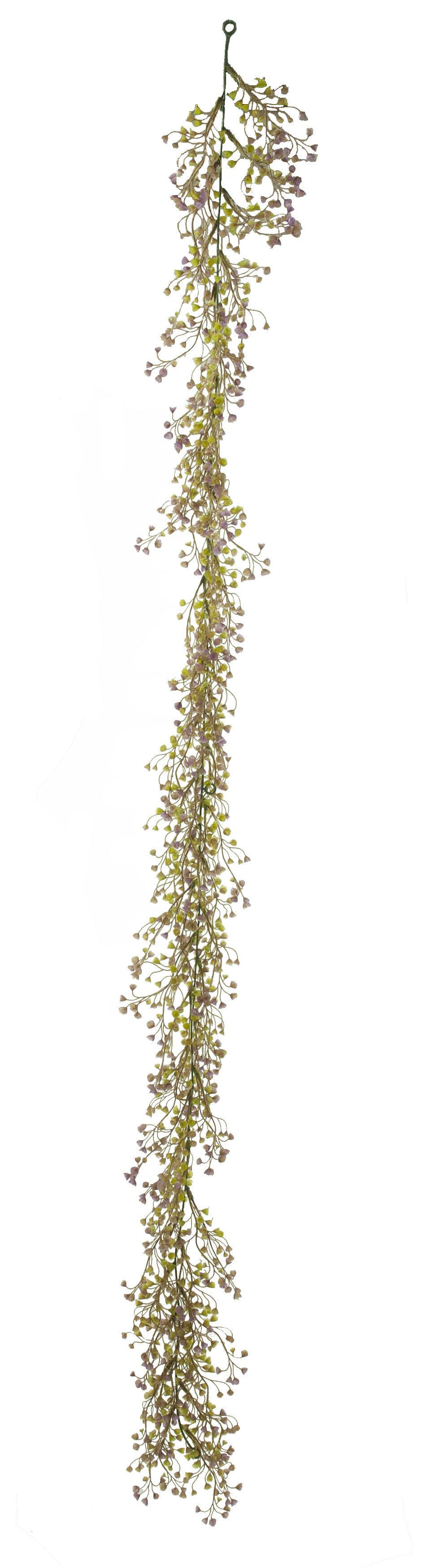2629556U.jpg Guirnalda de Penstemon lila/vde plast - 180cm - Imagen 1