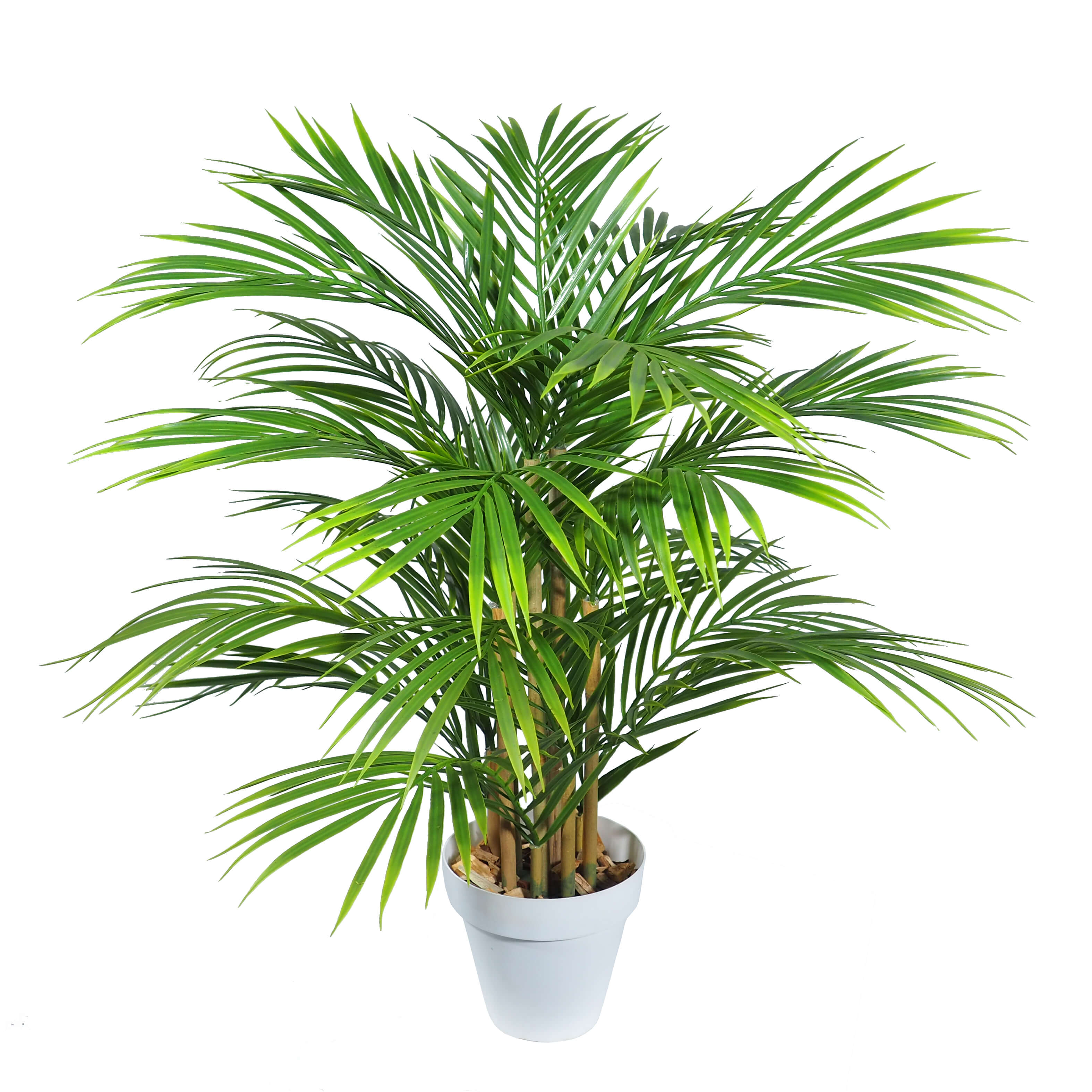 2629890B.jpg Areca verde plastico con maceta - Ø50x60cm. - Imagen 1