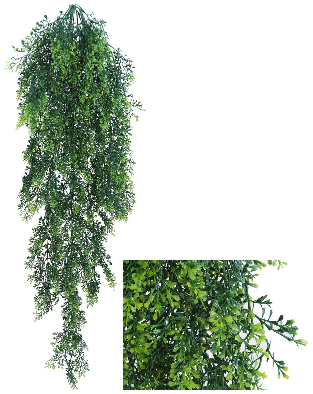 2630030.jpg Adiantum mini verde colgante plastico -120cm. - Imagen 1