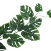 Guirnalda Monstera verde 20 hojas- 180cm. - Imagen 2