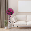 Arbol de Azalea bola fucsia Ø40x110 cms.