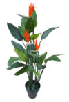 Ave del paraiso con 3 flores+21hojas - 150cm.C/M