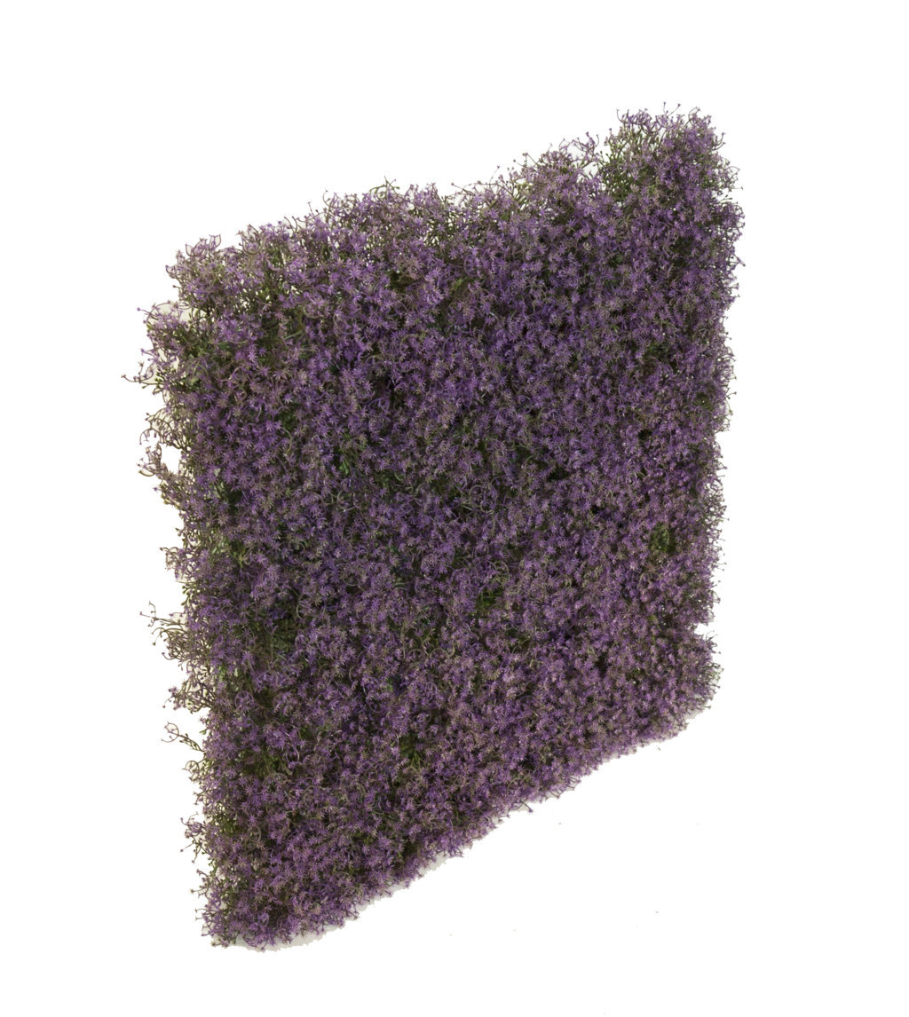 4714250A.jpg Mural de gipsofila morada - 65x65x12cm - Imagen 1
