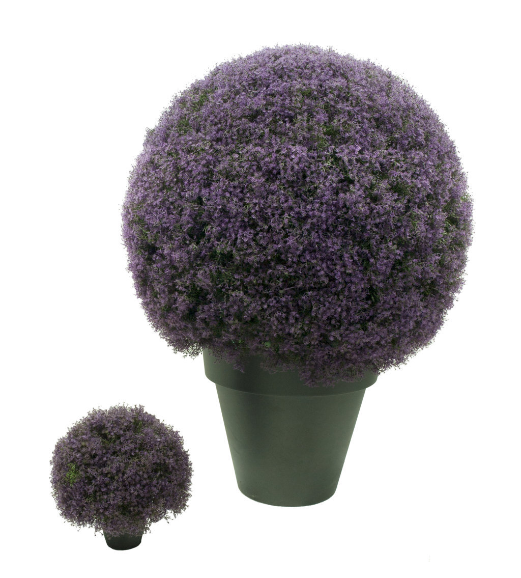 4744202.jpg 3/4 bola de Gipsofila morada con maceta - Imagen 1