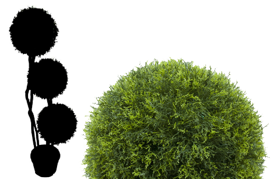 4751420.jpg arbol de alga verde 3 bolas - Ø25xx120cm - Imagen 1