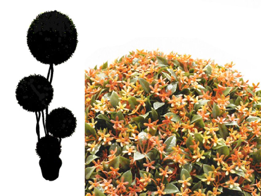 4752530U.jpg Arbol Flor Silv. Nja. 4 bolas Ø25 - Imagen 1