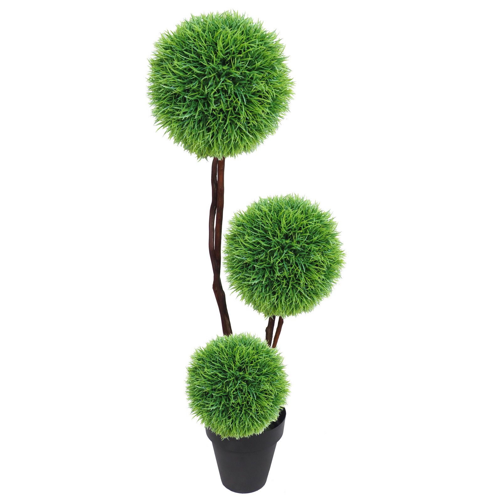 4753421.jpg arbol de hierba corta 3 bolas - Ø22/27/32x139cm - Imagen 1