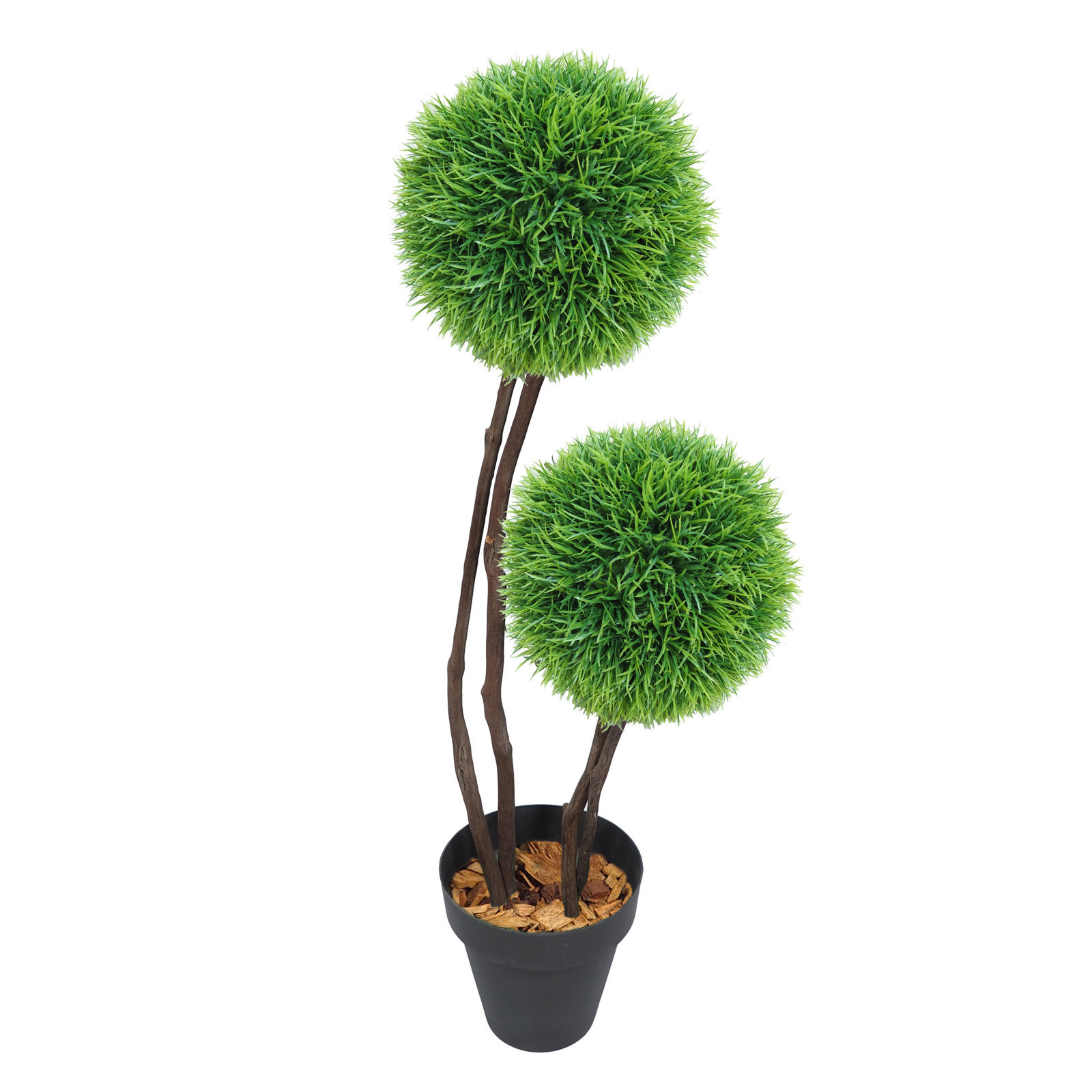 4753440.jpg arbol de hierba corta 2 bolas - Ø22x109cm. - Imagen 1