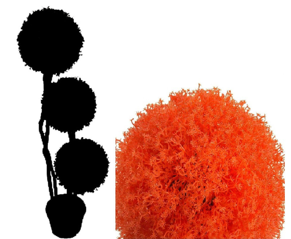 4753920.jpg arbol de gipsofila n. 3 bolas - Ø25x120cm - Imagen 1