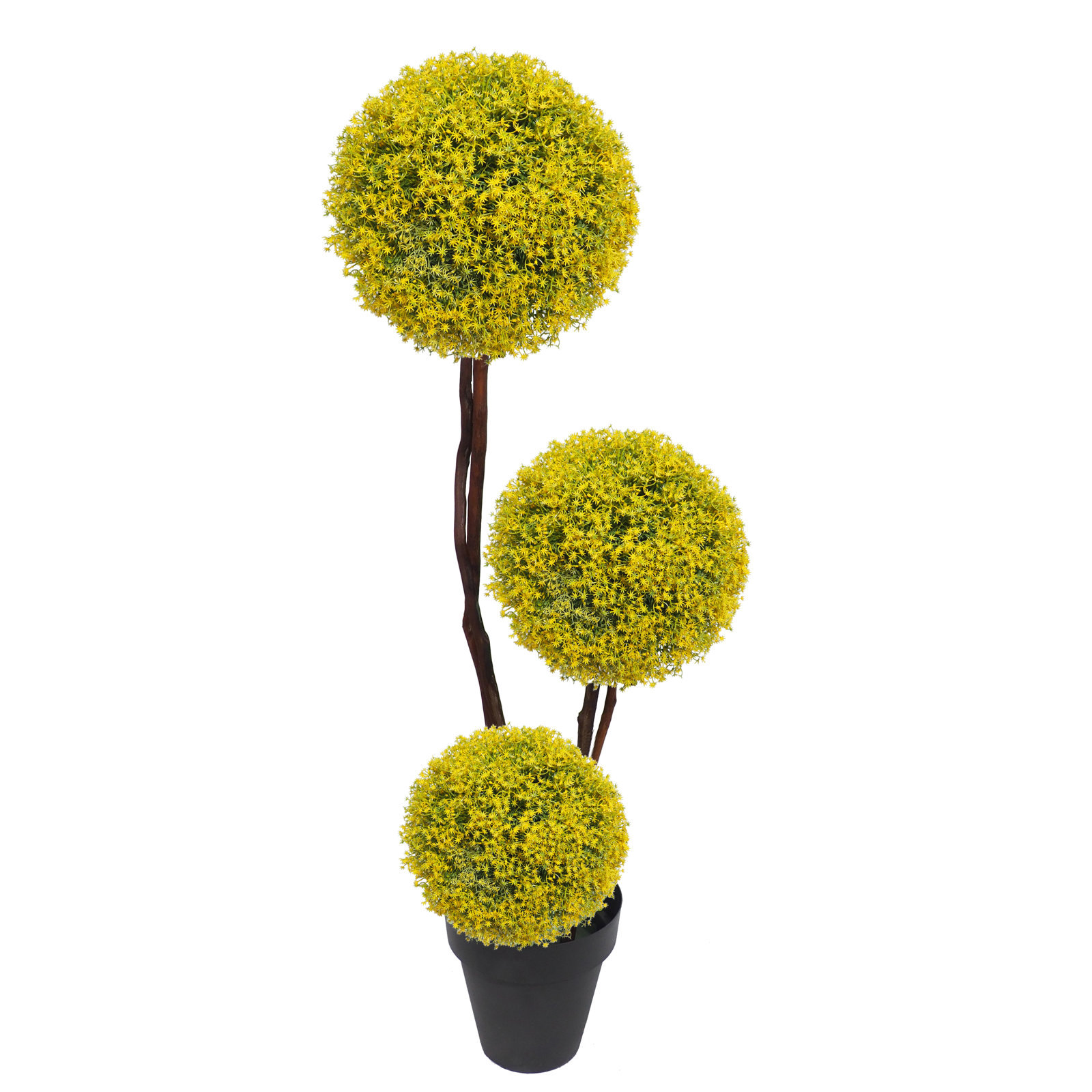 4754121.jpg Arbol Gipso. Amarilla 3 bolas Ø25/30/35 - 140cm - Imagen 1