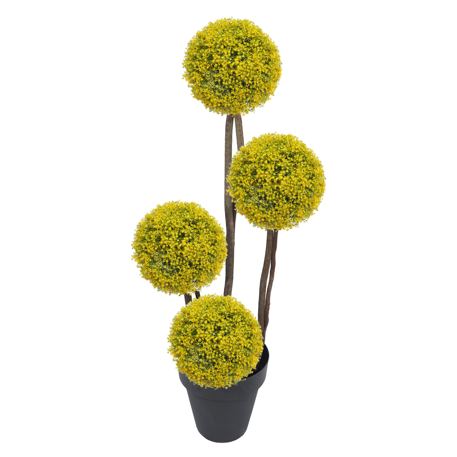 4754130.jpg Arbol Gipso. Amarilla 4 bolas Ø25 - 150cm - Imagen 1