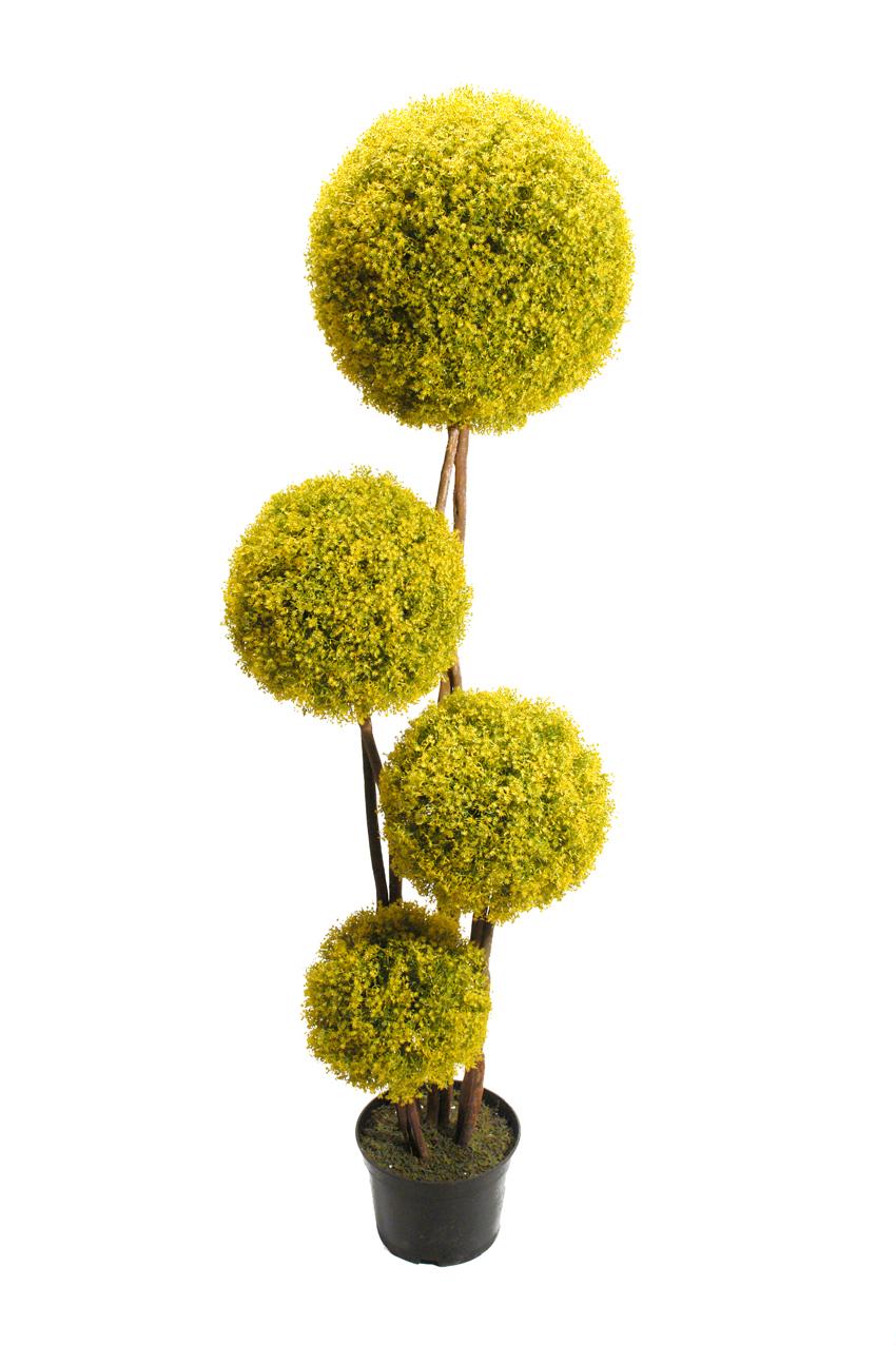 4754131.jpg Arbol Gipso. Amarilla 4 bolas Ø25/30/35/45 - 170cm - Imagen 1