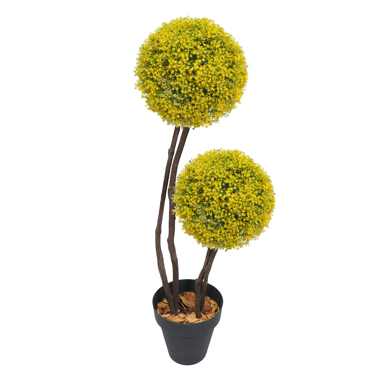 4754140.jpg Arbol Gipso. Amarilla 2 bolas Ø25 - 110cm - Imagen 1