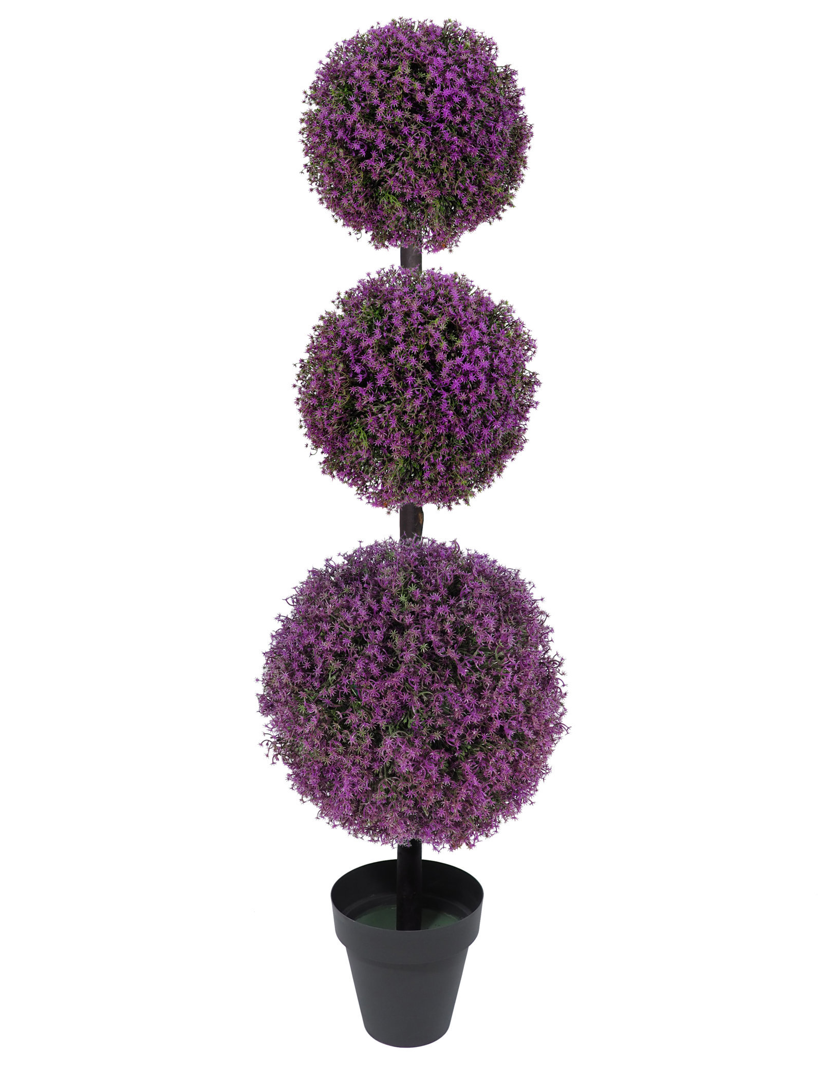 4754205.jpg Arbol Gipso. Morada 3 bolas Ø45/35/30 - 165cm - Imagen 1