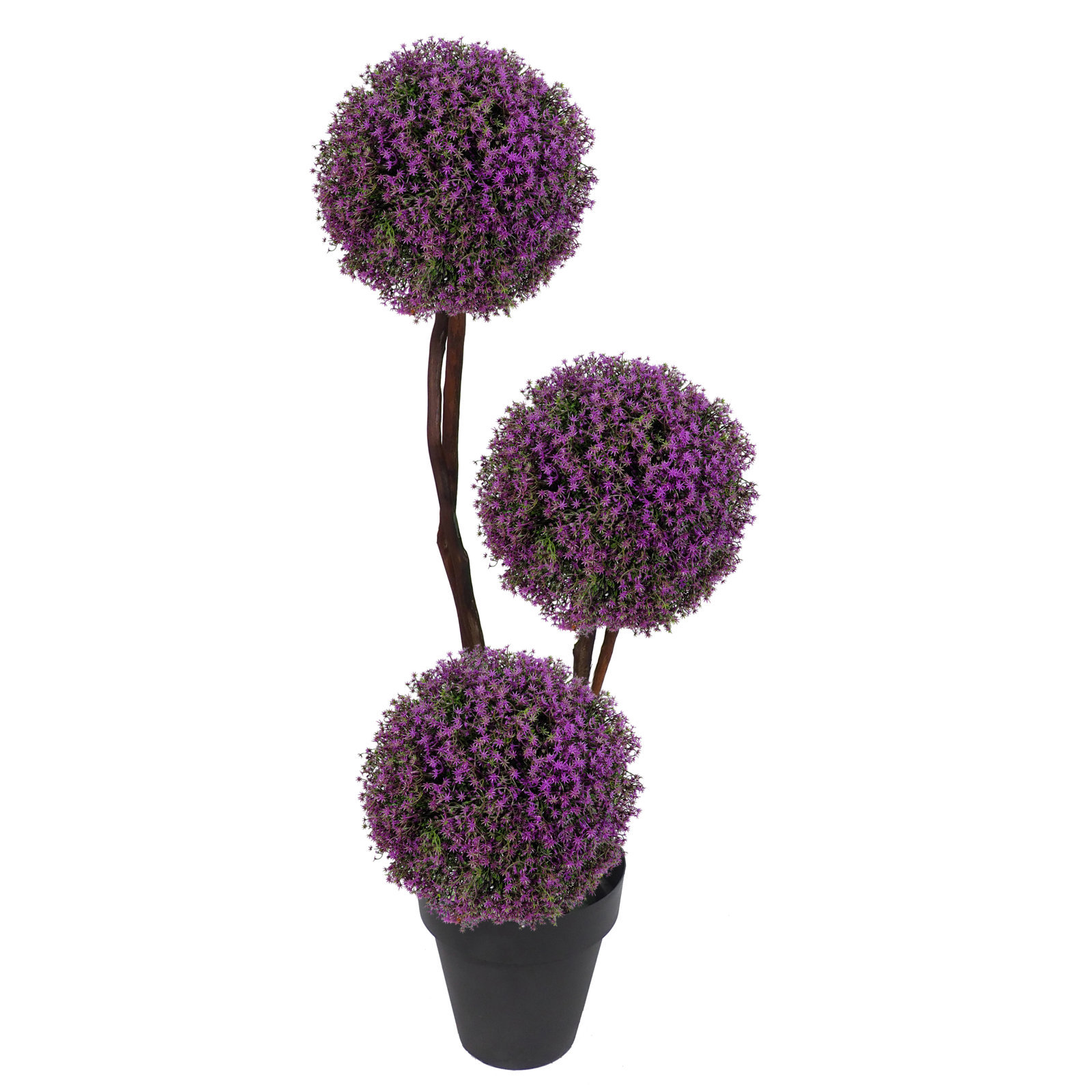 4754220.jpg Arbol Gipso. Morada 3 bolas Ø25 - 120cm - Imagen 1