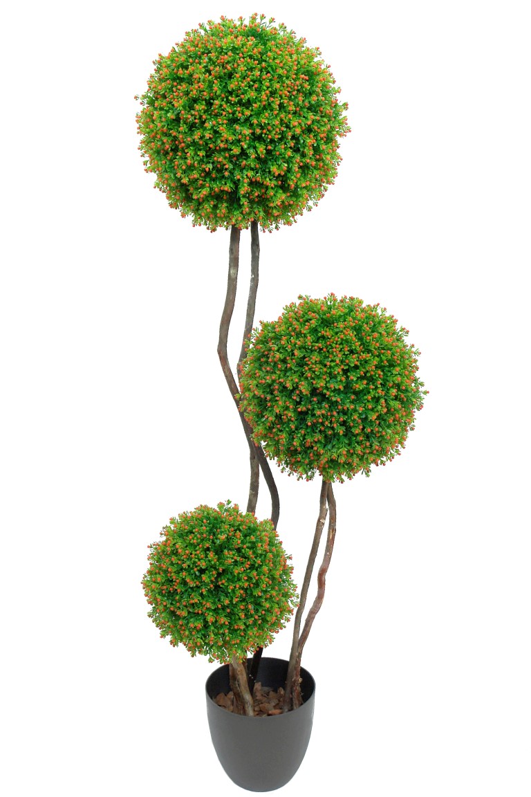 4754321.jpg arbol de nertera n. 3 bolas - Ø25/30/35x140cm - Imagen 1