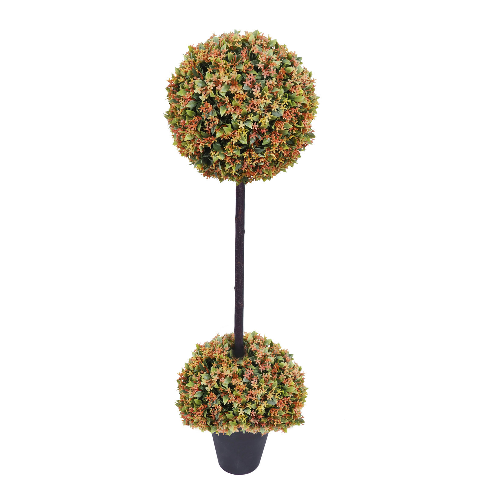 4762501U.jpg Arbol Flor silv.Nrja1 bola Ø35+1/2 bola Ø40 (120cm - Imagen 1