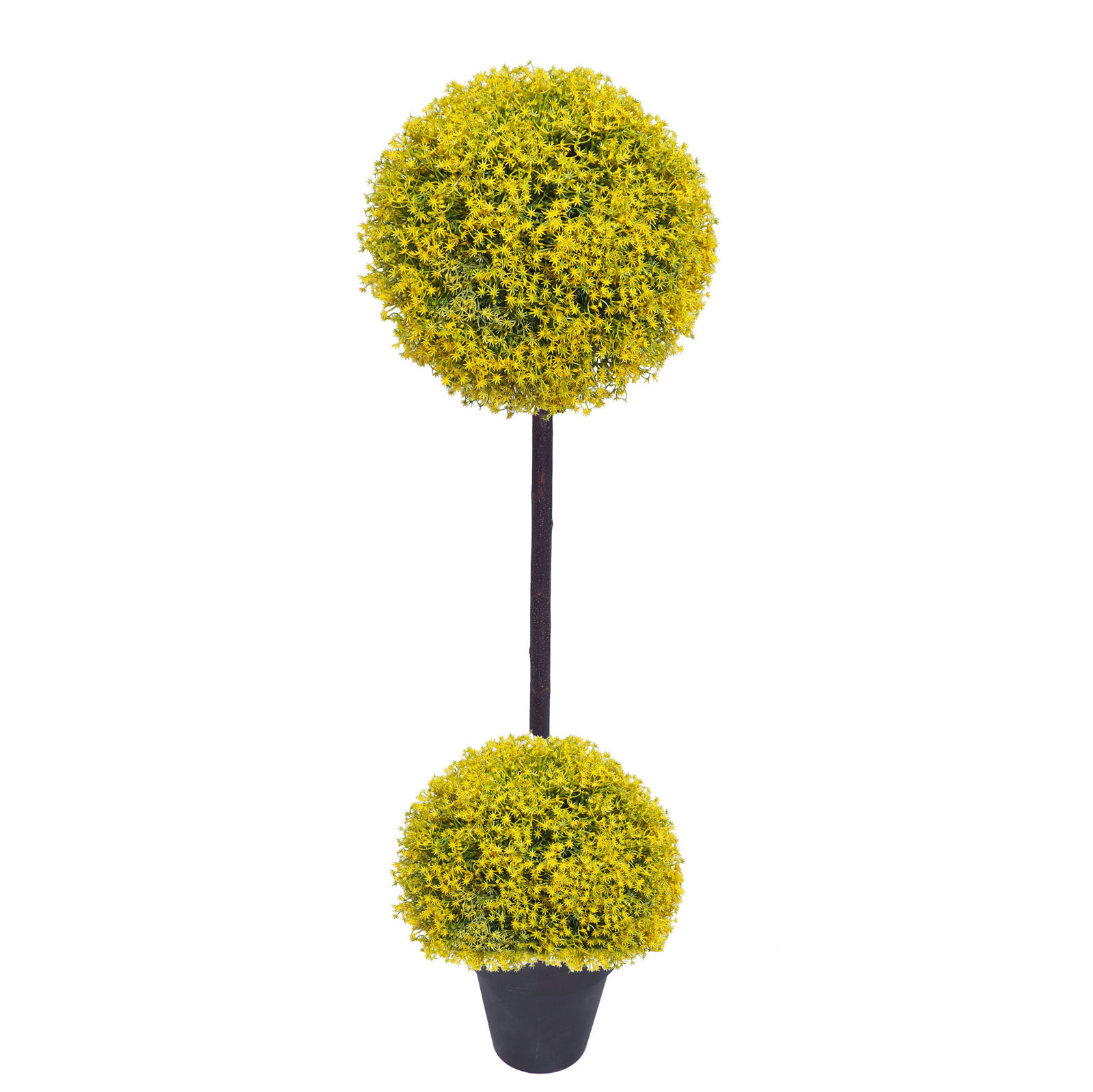 4764101.jpg arbol de gipsofila amarilla 1+1/2 bolas - 120cm - Imagen 1