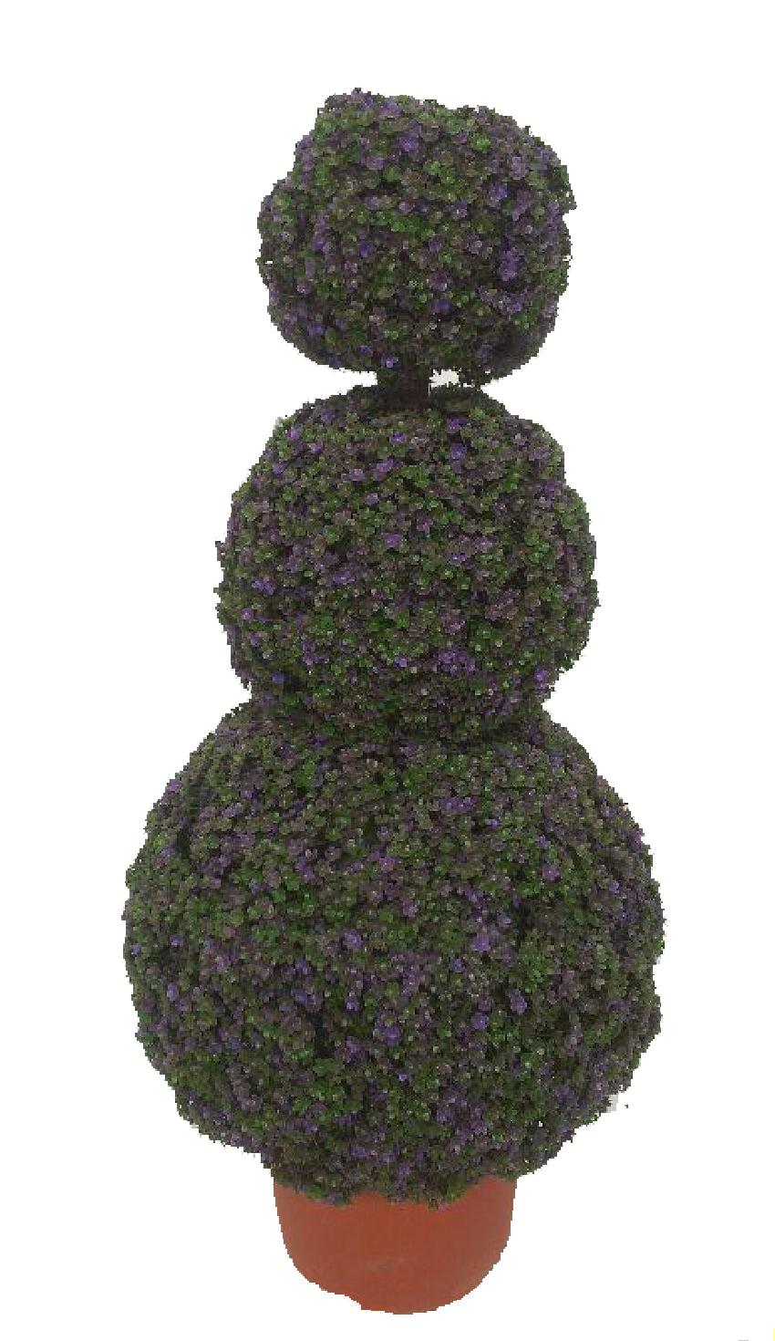 4773002.jpg 3 bolas de Verbena con maceta - Imagen 1