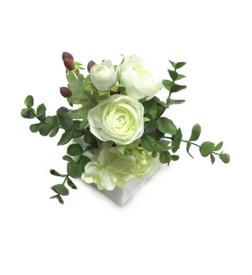 4889018B.jpg White box ranunculo y hortensia - 6x6x16cm - Imagen 1