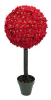 Arbol bola ponsetia roja - Ø80x180cm
